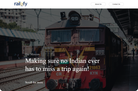 Railofy homepage